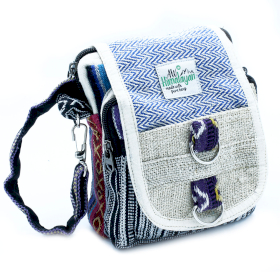 Body-Cross Natural Hemp & Jhari Travel Bag