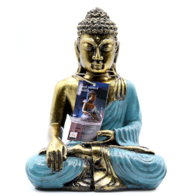 Teal & Gold Buddha - Large