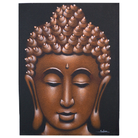 Buddah Painting - Copper Sand Finish
