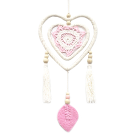 Dream Chacher - Medium Pink Heart in Heart