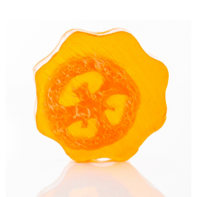 Loofah Soap Slice 100g - Orange