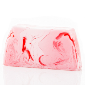 Handmade Soap Loaf - Raspberry - Slice Approx. 100g