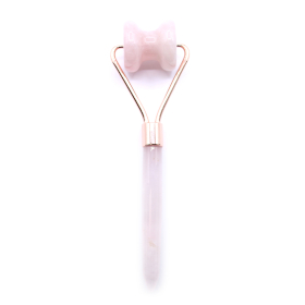 Gemstone Jawline Roller - Rose Quartz