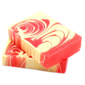 Hand-crafted Soap - Strawberry - Slice 100g