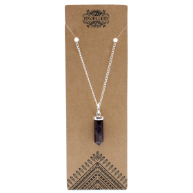 Gemstone Classic Point Pendant - Amethyst