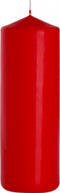 Single Pillar Candle 80x250mm - Red