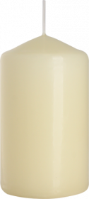 6x Pillar Candle 60x100mm - Ivory