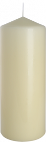 Single Pillar Candle 80x200mm - Ivory
