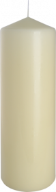 Single Pillar Candle 80x250mm - Ivory
