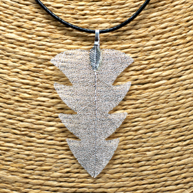 Necklace - Festive Fir - Silver