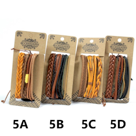 Mens Bracelet Sets - Tanned & Interesting (asst)