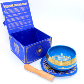 Medicine Buddha Singing Bowl Set 10cm (min 500gm)