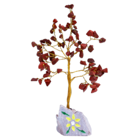 Red Jasper Gemstone Tree - 80 Stones