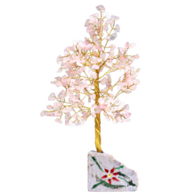 Rose Quartz Gemstone Tree - 320 Stones