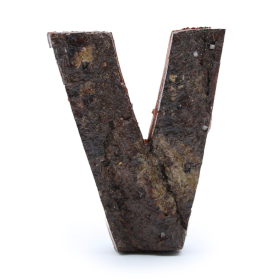 Rustic Bark Letter   - 