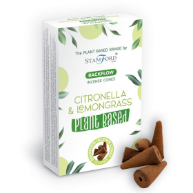 Plant Based Backflow Incense Cones - Citronella & Lemongrass