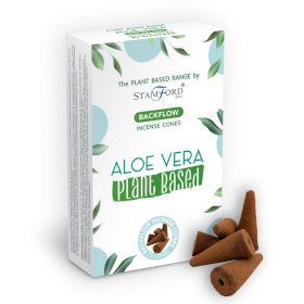 Plant Based Backflow Incense Cones - Aloe Vera