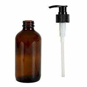 250ml Amber Bottle with Pump