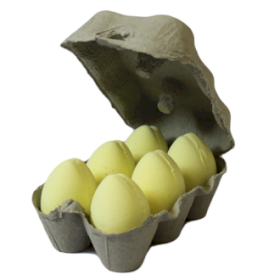 6x Bath Eggs - Banana
