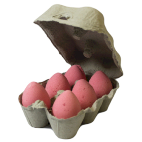 6x Bath Eggs - Cherry