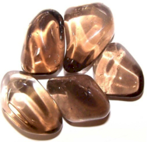 24x Tumble Stones - Smoky Quartz Irradiated L