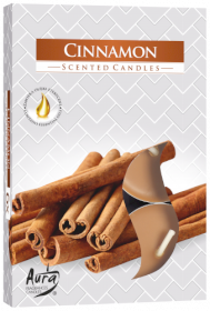 Set of 6 Scented Tealights - Cinnamon