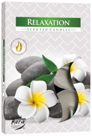 Set of 6 Scented Tealights - Relaxation