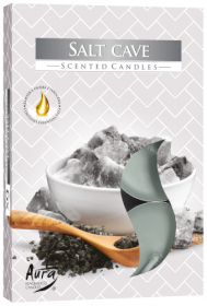 Set of 6 Scented Tealights - Salt Cave