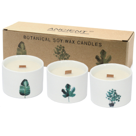 3x Med Botanical Candles - Japanese Garden