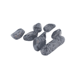 Pack of 24 Tumble Stone - Obsidian Snowflake M