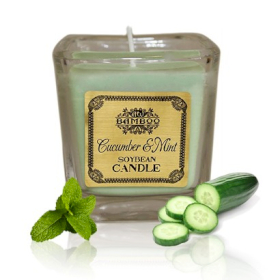 Soybean Jar Candle - Cucumber & Mint