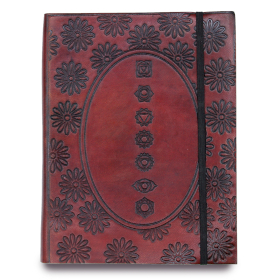 Medium Notebook with strap - Chakra Mandala