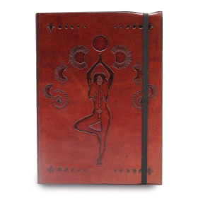 Medium Notebook with strap - Cosmic Goddess