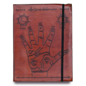 Medium Notebook with strap - Palmistry