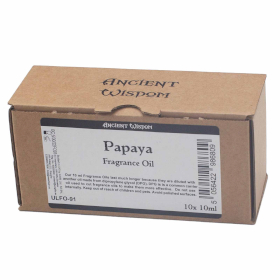 10x 10ml Papaya Fragrance Oil 10ml - UNLABELLED