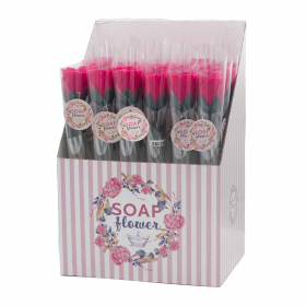 Ready to Retail Soap Flower - Small Red Rose