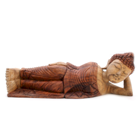 Hand Carved Buddha Statue - 50cm - Sleeping