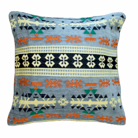 Kilim Cushion Cover - Charcoal