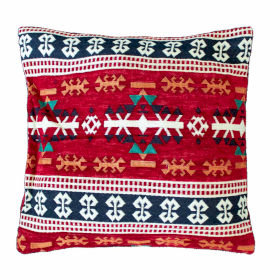 Kilim Cushion Cover - Red