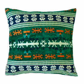 Kilim Cushion Cover -  Green