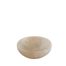 Selenite Round Bowl - 10cm