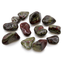 Bag of 12 Medium African Tumble Stones - Dragon Stones