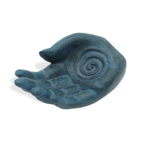 Hand Incense Burner - Fertility (blue)