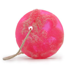 Fruity Scrub Soap on a Rope - Bubblegum WL