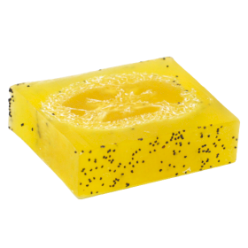 Loofah Soap Slice 115g - Peppermint & Herb Scrub