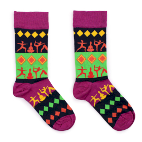 Hop Hare Bamboo Socks (41-46) - Yoga Poses