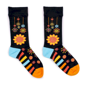 Hop Hare Bamboo Socks (41-46) - Mandala Flowers