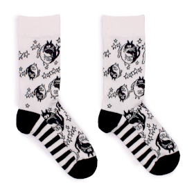 Hop Hare Bamboo Socks (41-46) - Ying Yang