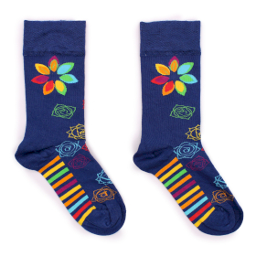 Hop Hare Bamboo Socks (41-46) - Rainbow Chakra