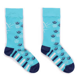 Hop Hare Bamboo Socks (41-46) - Pentagram and Evil Eye